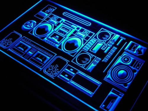 Home Theater Hi Fi System Shop Neon Light Sign